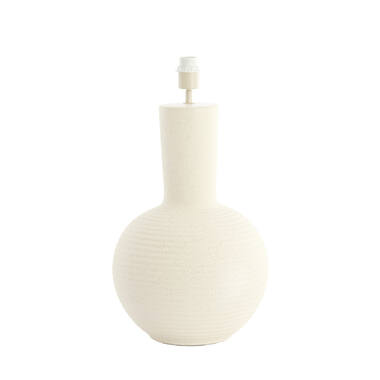 Lamp base Ø34x62 cm ULLOA ceramics matt cream