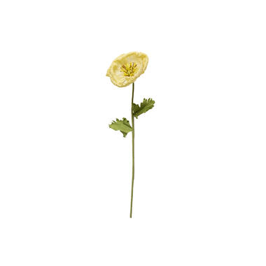 Artificial flower 15x15x57 cm CATO paper green+yellow