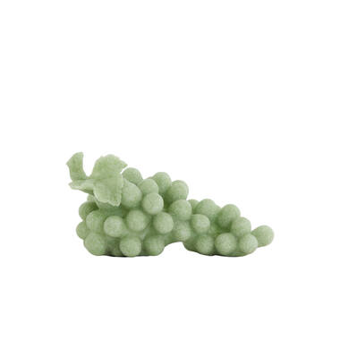 Ornament 27x12,5x14 cm GRAPE green