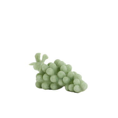 Ornament 27x12,5x14 cm GRAPE green