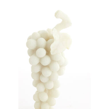Ornament on base 15x13x35 cm GRAPE cream+antique bronze