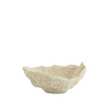 Ornament 25x23x11 cm CORAL cream