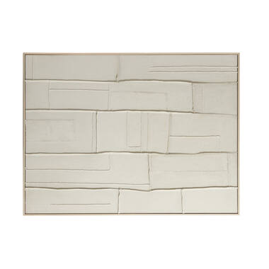 Wandornament 90x3,5x120 cm ALZEDO crème