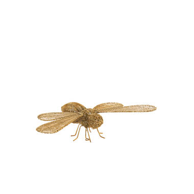 Ornament 37,5x18x6,5 cm CICADA gold
