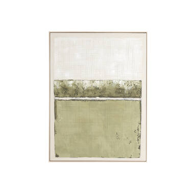 Wall ornament 90x3,5x120 cm MAREYA olive green+cream