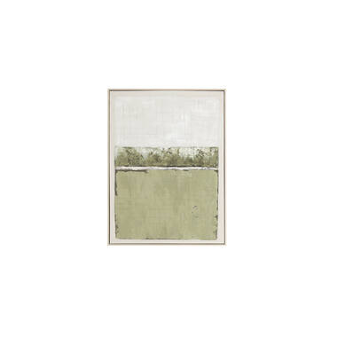 Wall ornament 60x3,5x80 cm MAREYA olive green+cream