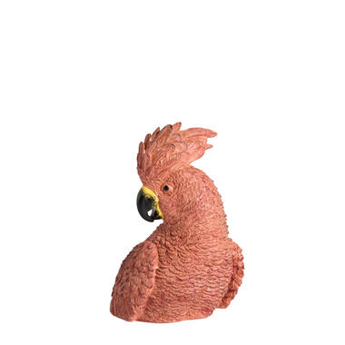 Ornament 10,5x9,5x16 cm PARROT dark pink