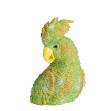 Ornament 14x13x21 cm PARROT mint green