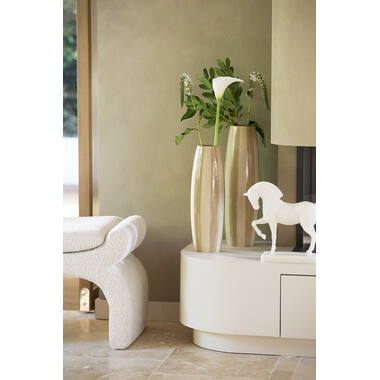 Ornament 31x10x29 cm HORSE cream