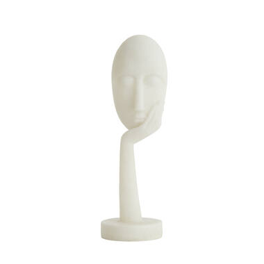 Ornament Ø12x36 cm FACE cream