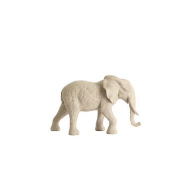 Ornament 38,5x15x24 cm ELEPHANT sand
