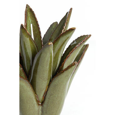 Tealight Ø13x15 cm CACTUS ceramics dark green