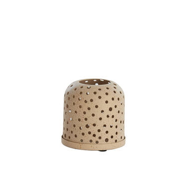 Hurricane Ø10,5x10 cm CASARES sand+light brown