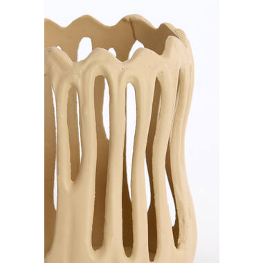 Tealight Ø13x16 cm TIVOLI matt sand