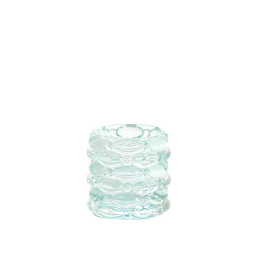 Tealight Ø9,5x9,5 cm WADLEY glass light blue