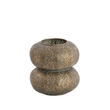 Hurricane Ø18,5x18,5 cm KAITO brown gold