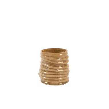 Tealight Ø10x11,5 cm MILYAN glass light brown