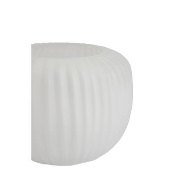 Tealight Ø11x9 cm OPALINE glass matt white