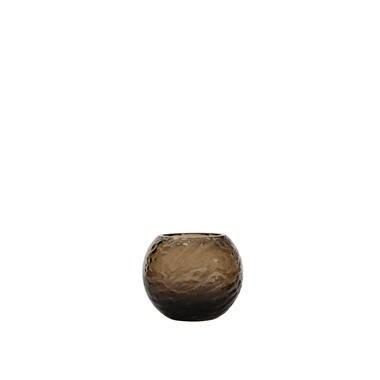 Tealight Ø10x8 cm ECLAT glass dark brown