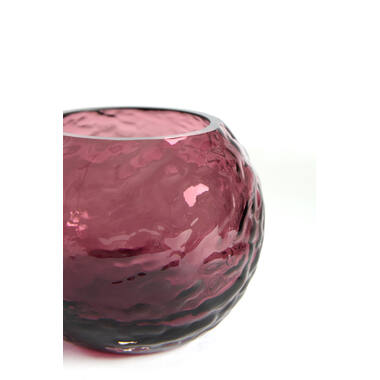 Tealight Ø10x8 cm ECLAT glass purple
