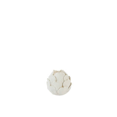 Tealight holder Ø11x10,5 cm CYNARA porcelain cream