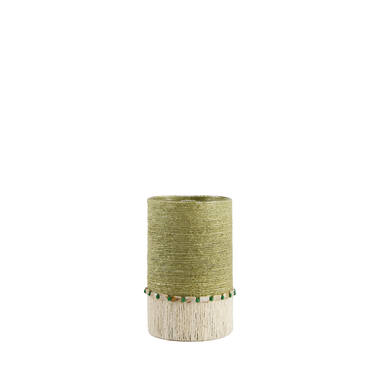 Tealight holder Ø15x25 cm MELORA light green+cream