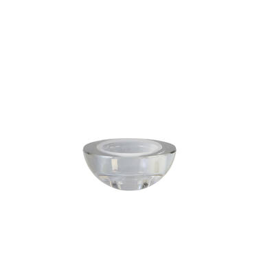 Tealight Ø8x3,5 cm XELON glass smoked