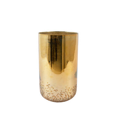Hurricane Ø17x30 cm MIRJOLI glass gold lustre