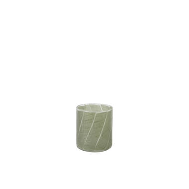 Tealight Ø8x9 cm BADAYA glass green