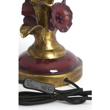 Lamp base Ø15x45,5 cm BERISSO burgundy