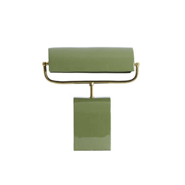 Tafellamp 35x15,50x38 cm CARDONA licht groen+goud