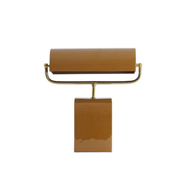 Tafellamp 35x15,50x38 cm CARDONA bruin+goud