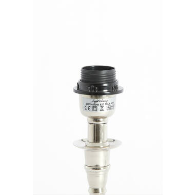 Lamp base 8x8x25 cm DELHI nickel
