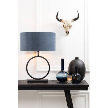 Lampvoet 30x12,5x43 cm LIVA mat zwart