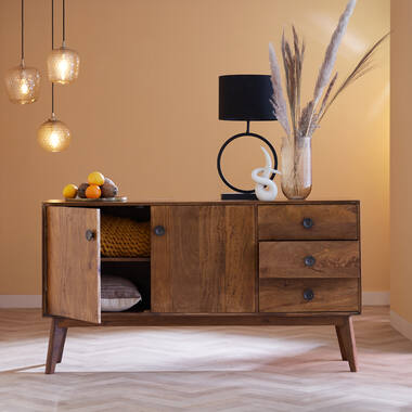 Lampvoet 40x12,5x53 cm LIVA mat zwart