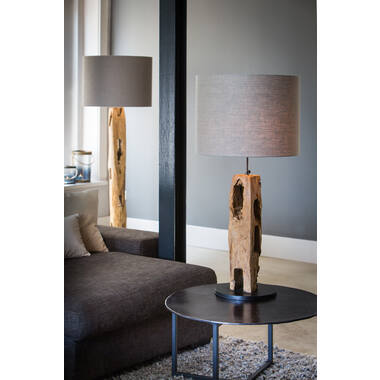 Vloerlamp Ø35x137-144 cm KARLOVO hout