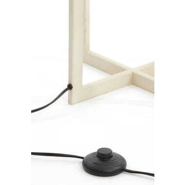 Vloerlamp 30x30x140 cm MACE crème