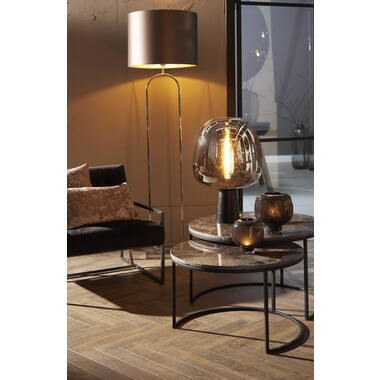 Vloerlamp 30x15x142 cm JAMIRI nikkel