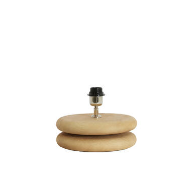 Lampvoet Ø25x9 cm EBOLI hout mat naturel