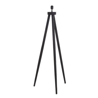 Vloerlamp driepoot 52x52x122 cm ILIAS hout mat zwart