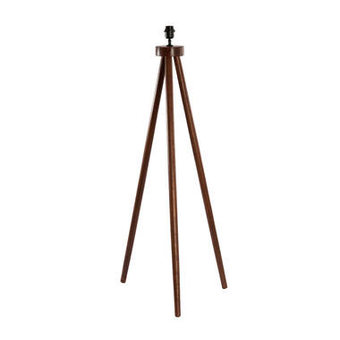 Vloerlamp driepoot 52x52x122 cm ILIAS hout roodbruin