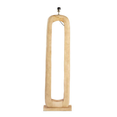 Vloerlamp 38x12x125 cm KELAFO hout mat naturel