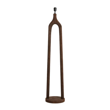Vloerlamp Ø30x135 cm XITTA hout mat donker bruin