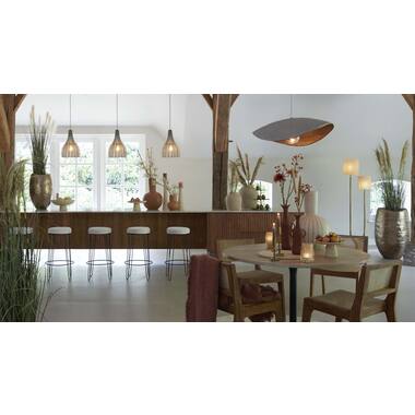 Vloerlamp 2L 31x18x149 cm GAVI antiek brons