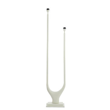 Vloerlamp 2L 31x18x149 cm GAVI crème