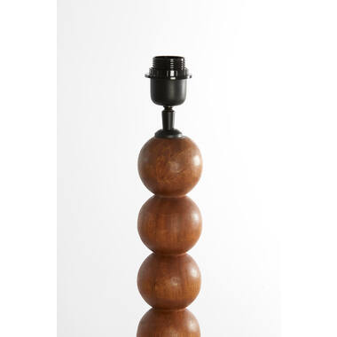 Vloerlamp 35x35x130 cm VEGLIO hout olie bruin