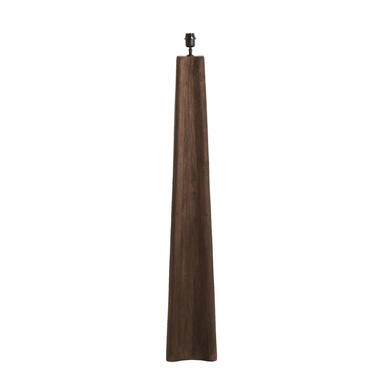 Vloerlamp 23x23x125 cm NAVELLI hout mat grijs/bruin