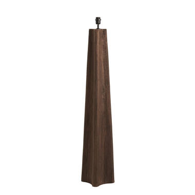 Vloerlamp 23x23x125 cm NAVELLI hout mat grijs/bruin
