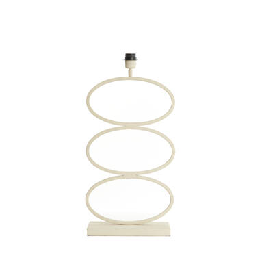 Lamp base 33x17x59 cm STELIUS cream