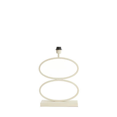 Lamp base 33x17x42 cm STELIUS cream